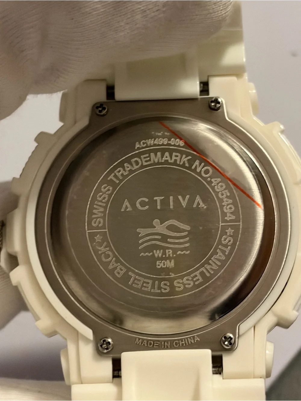 Activa Pixel White Rose Gold Plated Luxury Mens Digital 50mm Casual Sport Watch!
